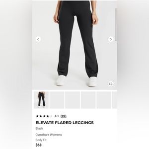 Gymshark elevate flare leggings